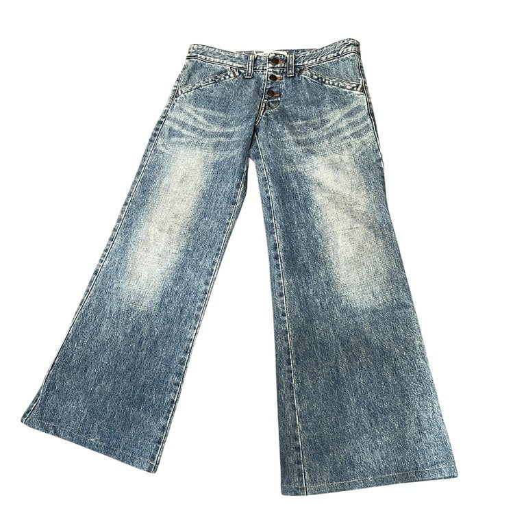 JUNYA WATANABE COMME des GARCONS 02SS ウォッシュドデニムワイドストレートパンツ ジーンズ Archive