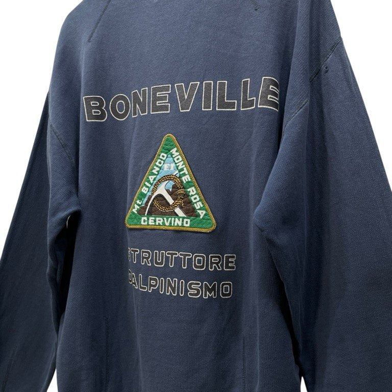 BONEVILLE バックプリントモックネックスウェットシャツ Archive 80s 90s Massimo Osti C.P. COMPANY STONE ISLAND マッシモオスティ ボンネビル