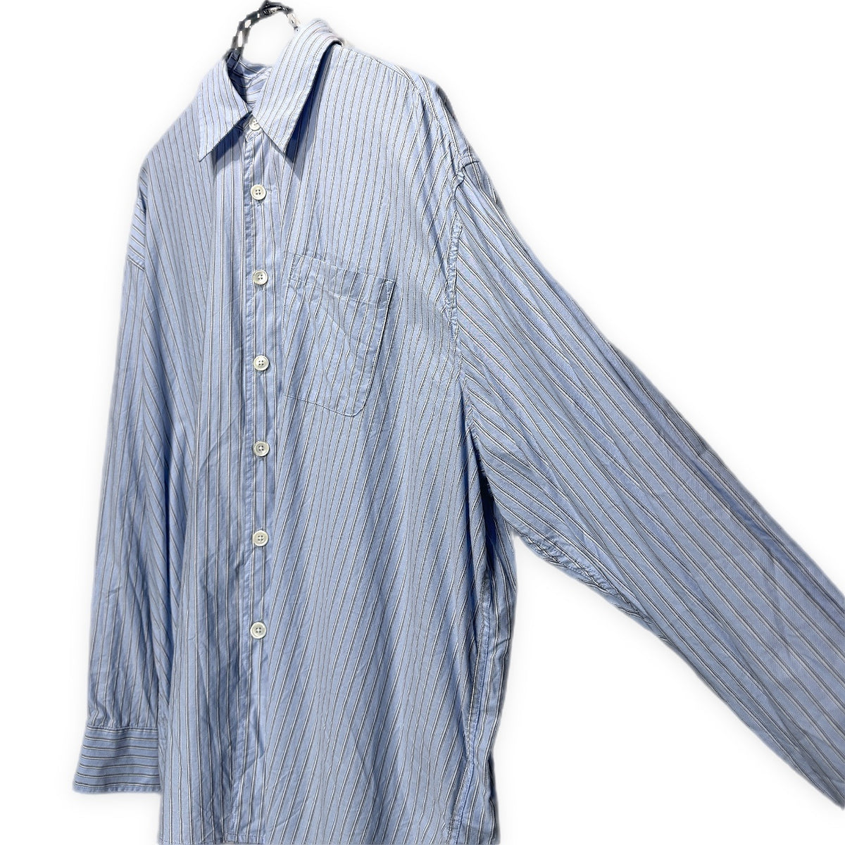 OUR LEGACY 24AW BORROWED SHIRT BIG DADDY STRIPE OXFORD ストライプコットンオックスフォードオーバーサイズシャツ ブラウス トップス M4242BBD アワーレガシー メンズ