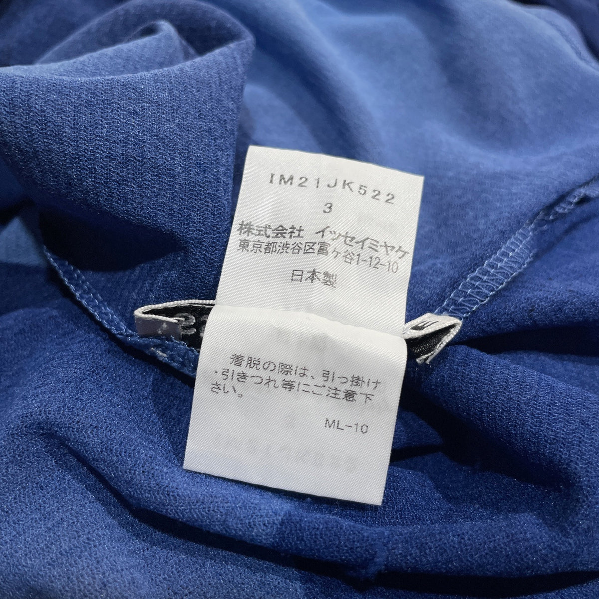ISSEY MIYAKE 12SS シアートップス カットソー Tシャツ シースルー プリント 長袖 イッセイミヤケ レディース