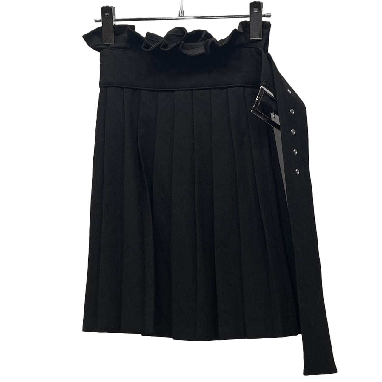 LIMI feu ウールプリーツアシンメトリー巻きスカート ボトムス パンツ レイヤード Yohji Yamamoto リミフゥ ヨウジヤマモト レディース