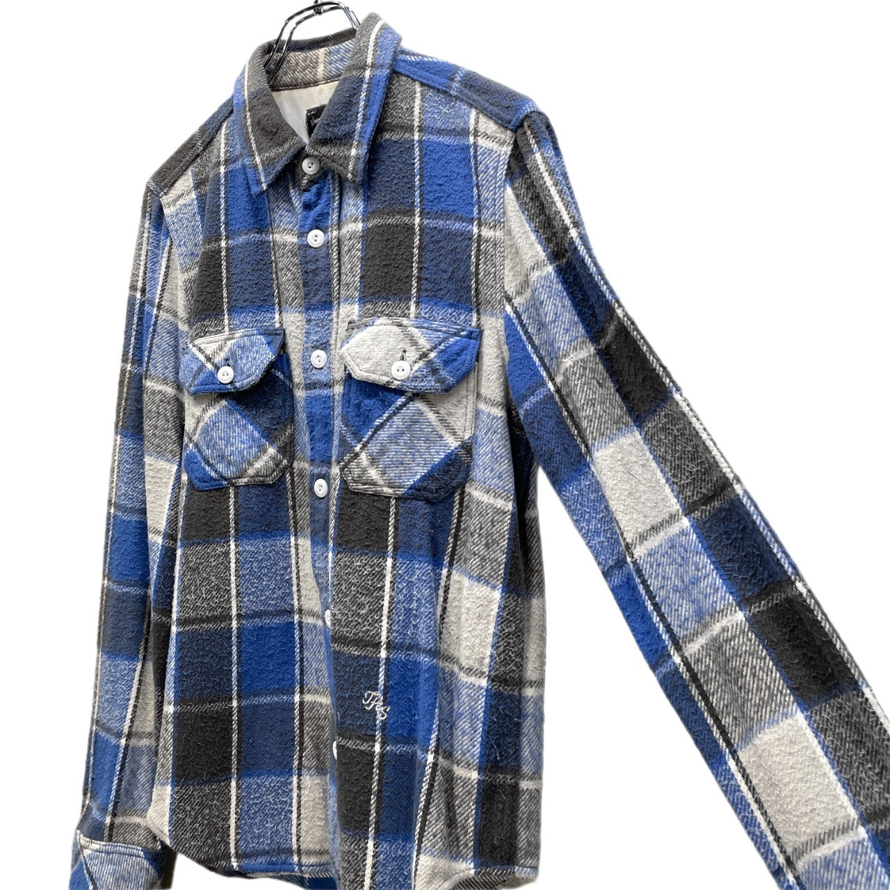 NUMBER NINE 05AW コットンフランネルダブルポケットチェックシャツ Archive THE HIGH STREETS期 トップス ブラウス ナンバーナイン メンズ