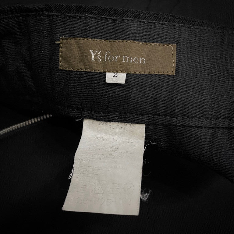 Y's for men ウールギャバジンノータックストレートパンツ ボトムス Archive Yohji Yamamoto Pour Homme ヨウジヤマモトプールオム ワイズフォーメン メンズ