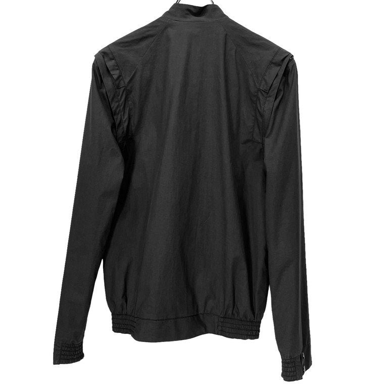 VERONIQUE BRANQUINHO コットンブロード袖ジップ着脱2WAYスタンドカラーブルゾン ジャケット ベスト Archive 90s 00s