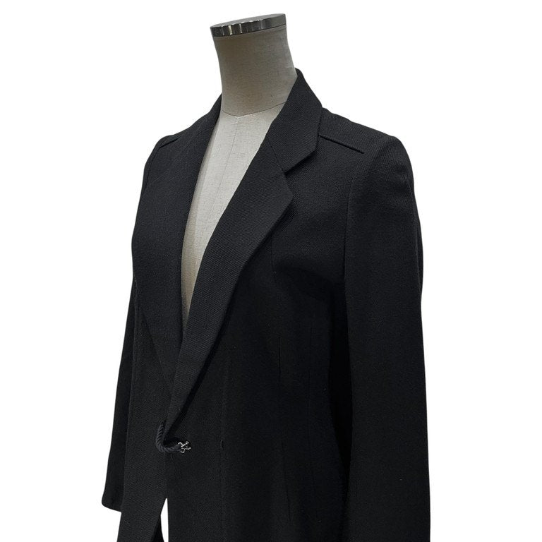 Yohji Yamamoto Femme 05AW レーヨンツイードフックボタンテーラードジャケット ブレザー ブルゾン コート アウター Archive ヨウジヤマモトファム レディース