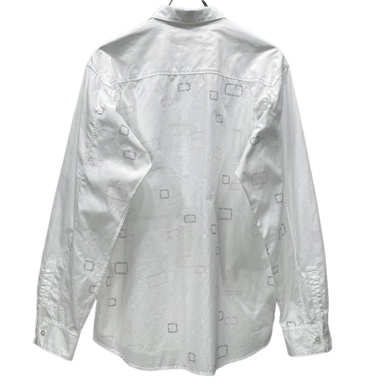 UNDERCOVERISM 03SS 瘡蓋デザイン手刺繍ステッチプリントシャツ クラスト Archive scab期 名作 ブラウス トップス U217 アンダーカバー メンズ