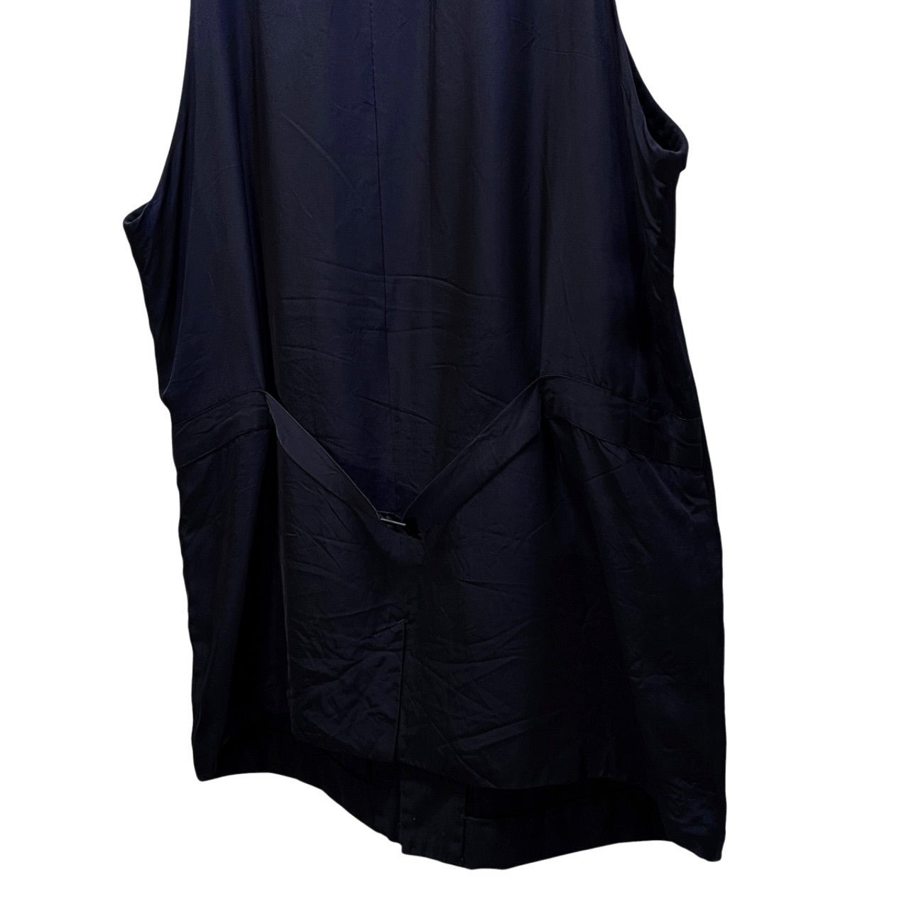Yohji Yamamoto Pour Homme 94AW ウールハンドステッチスクエアカットロングベスト Archive 90s マリオネット期 ジレ トップス ノースリーブ ジャケット ブルゾン コート アウター ヨウジヤマモトプールオム メンズ
