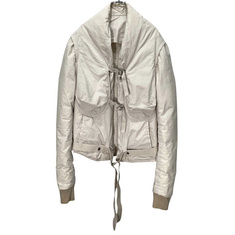 Rick Owens 05AW MOOG COTTON BONDAGE PUFFER DOWN BOMBER JACKET コットンブロードボンテージダウンボンバージャケット Archive 00s 中綿 ブルゾン コート アウター リックオウエンス メンズ