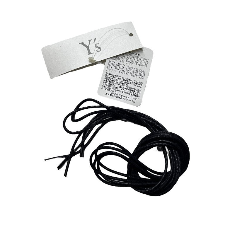 Y's for men ガラスレザー8ホールデミブーツ レースアップシューズ