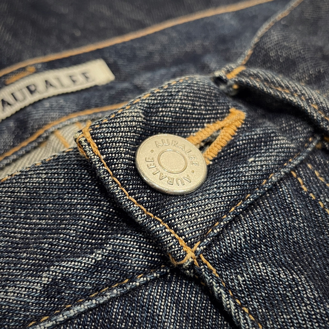 AURALEE HARD TWIST DENIM 5P PANTS 強撚糸デニム5ポケットパンツ ジーンズ ボトムス A8AP01DM オーラリー メンズ