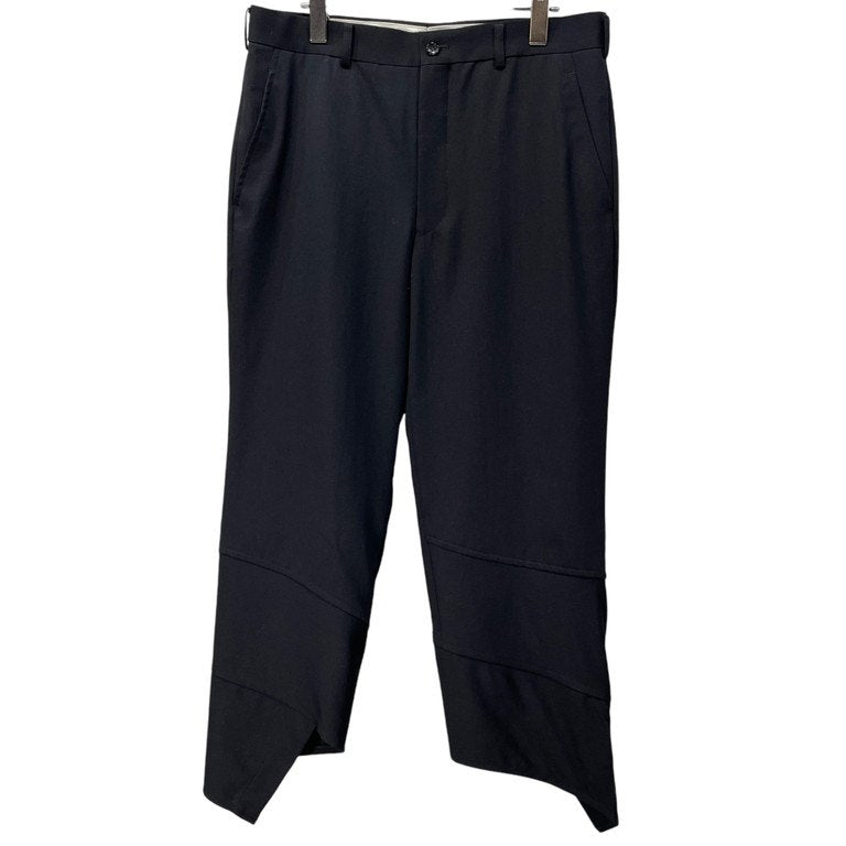 COMME des GARCONS HOMME PLUS 19SS ウールギャバジンツイストスラックス パンツ 捻れ ねじれ トラウザーズ Suit Comeback スーツカムバック Crazy Suits コムデギャルソンオムプリュス メンズ