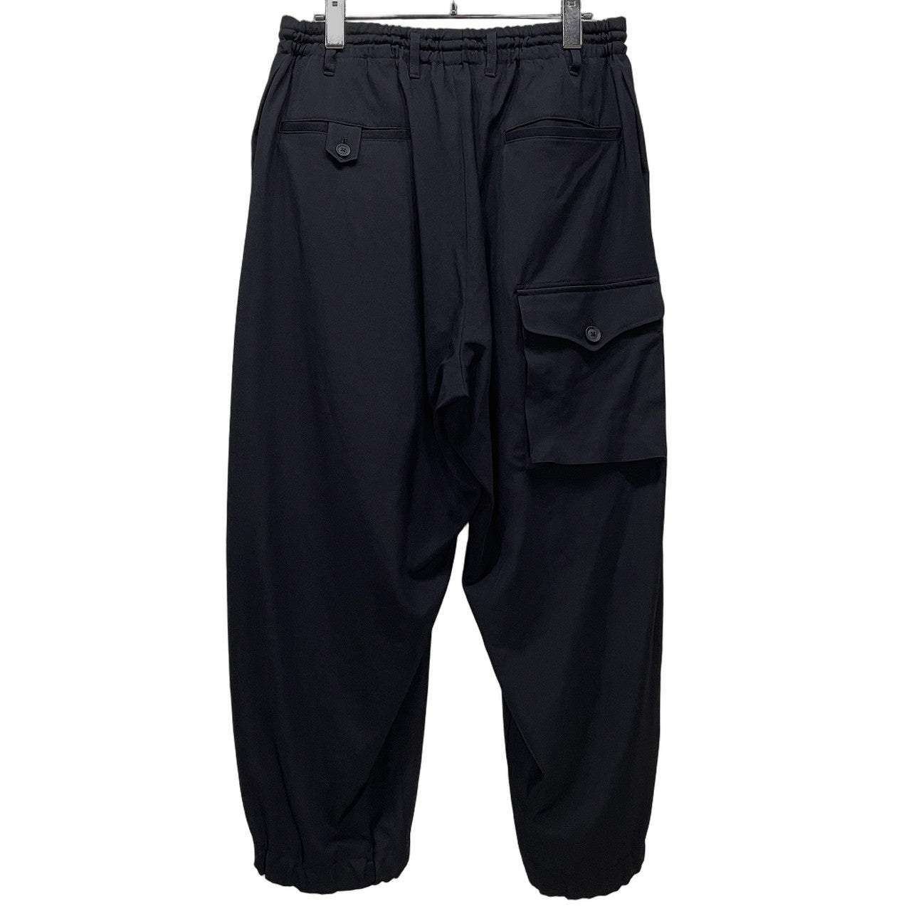 Yohji Yamamoto Pour Homme 25AW WOOL GABARDINE SIDE TUCK POCKET PANTS ウールギャバジンサイドタックポケットパンツ カーゴ ボトムス 定価95,700円 ヨウジヤマモトプールオム メンズ