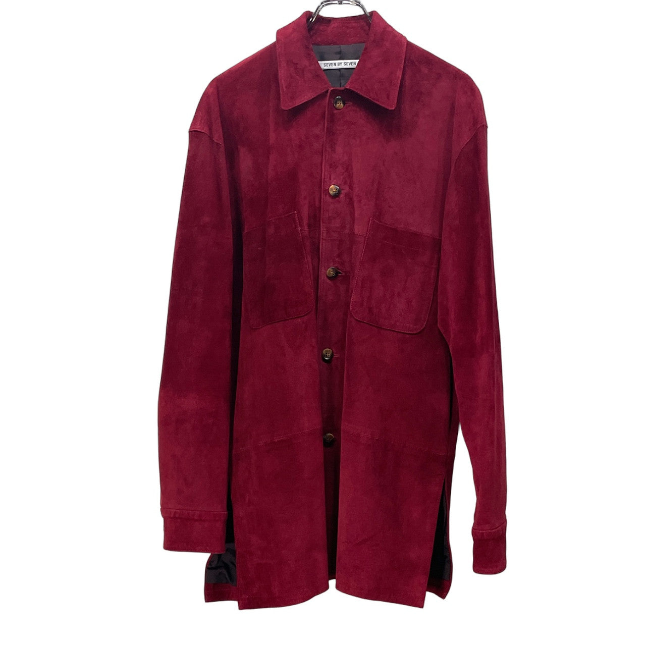 SEVEN BY SEVEN 19SS LEATHER BIG SHIRTS BLOUSON ピッグレザービッグシャツブルゾン ジャケット アウター 7x7 セブンバイセブン メンズ