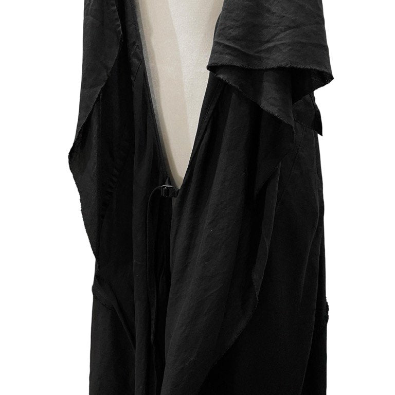 Y's RED LABEL レーヨンコットンリネンパッチワークカットオフベスト ジレ ノースリーブ ジャケット トップス Yohji Yamamoto Femme ヨウジヤマモトファム ワイズ レッドレーベル レディース