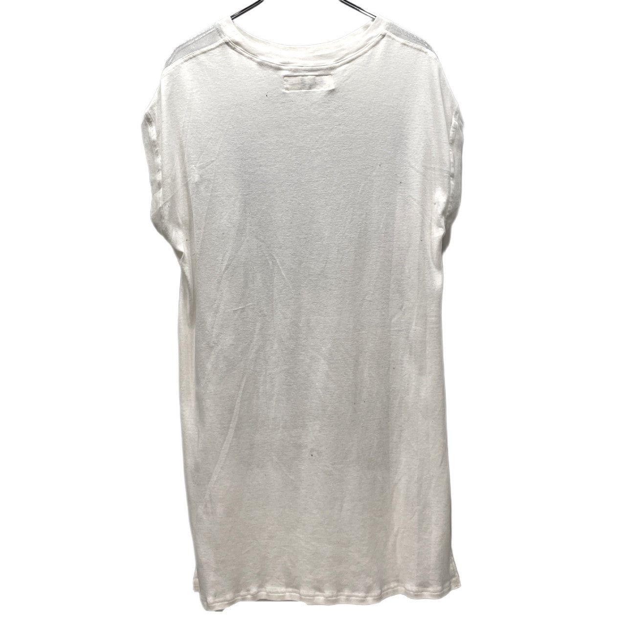 SHARE SPIRIT 21SS ラメガーゼバニープリントノースリーブモダールカットソー Tシャツ Tee T-shirt トップス Y2K シェアスピリット メンズ