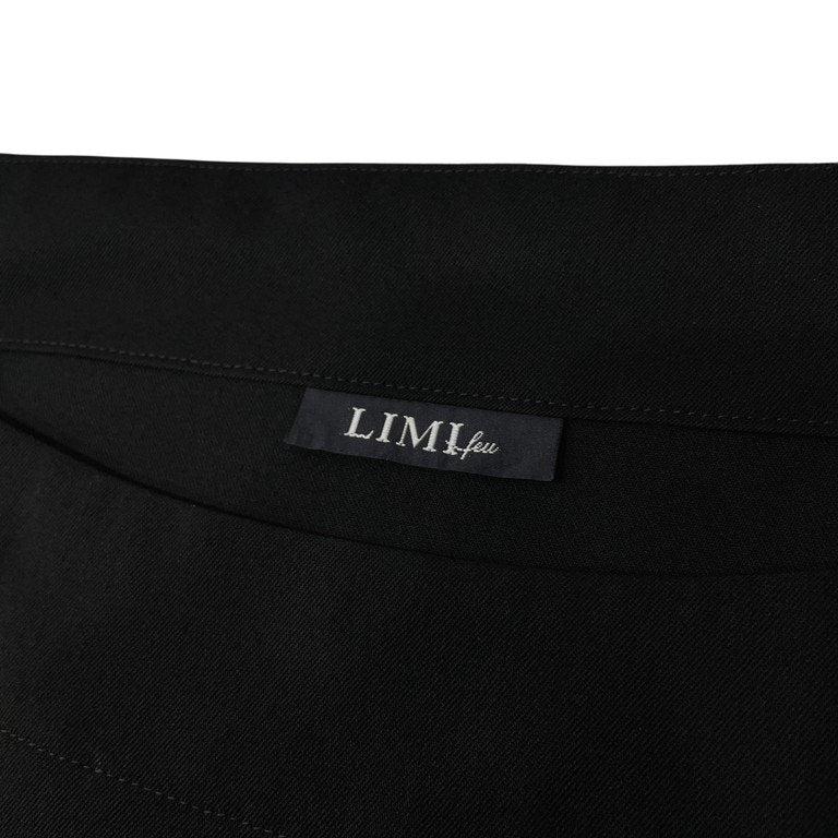 LIMI feu ウールギャバジンノースリーブ立体ネックワンピース 変形 トップス アウター ブラウス Yohji Yamamoto Femme リミフゥ ヨウジヤマモト レディース