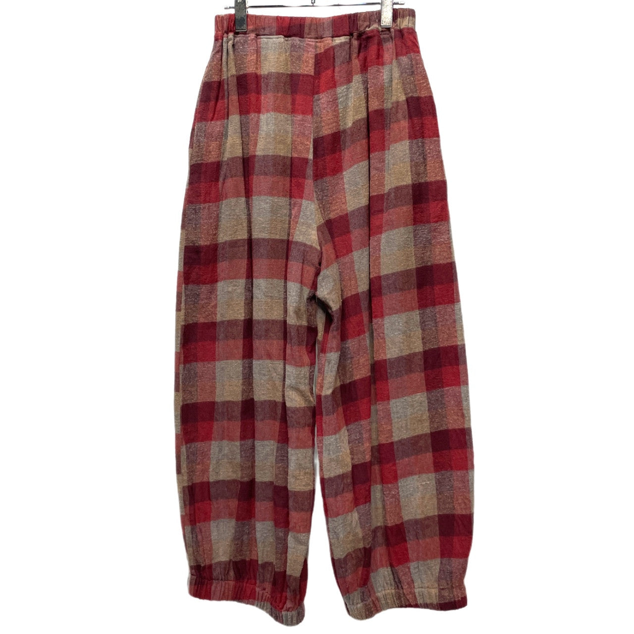 kujaku by Takuma Nishizaka balloon easy pants コットンフランネルチェックバルーンイージーパンツ 定価45,100円 P-623 ボトムス クジャク メンズ レディース ユニセックス
