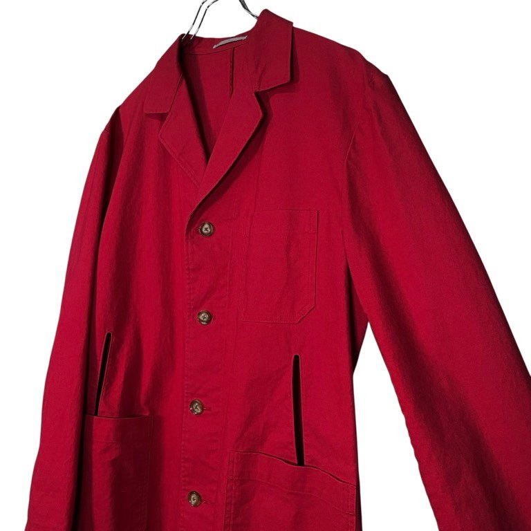 Y's for men ライトコットンキャンバススルーポケット付ロングコート ジャケット ブルゾン アウター Archive Yohji Yamamoto Pour Homme ワイズフォーメン ヨウジヤマモトプールオム メンズ