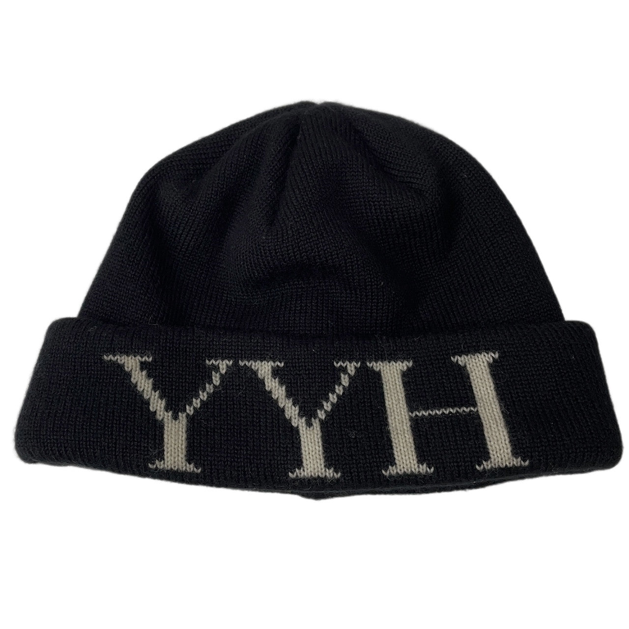 Yohji Yamamoto Pour Homme 10AW YYHロゴニットキャップ YOHJI YAMAMOTO THE MEN 4.1 2010 TOKYO ワッチキャップ 帽子 Archive 小物 服飾雑貨 ヨウジヤマモトプールオム メンズ