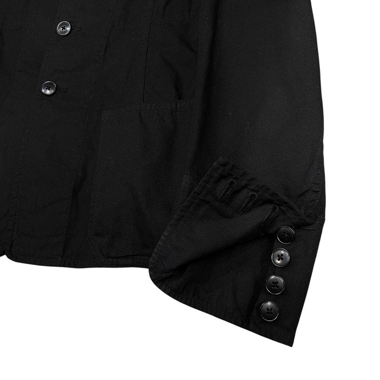 Yohji Yamamoto Pour Homme 12SS ライトキャンバス変形パターンパッチワークスタンドカラージャケット 袴期 テーラード コート アウター Archive キュビズム ヨウジヤマモトプールオム メンズ