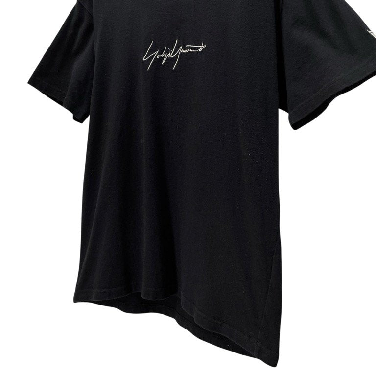 Yohji Yamamoto Pour Homme 18SS NEW ERA TEE ロゴ刺繍クルーネック半袖Tシャツ カットソー T-shirt トップス ヨウジヤマモトプールオム メンズ