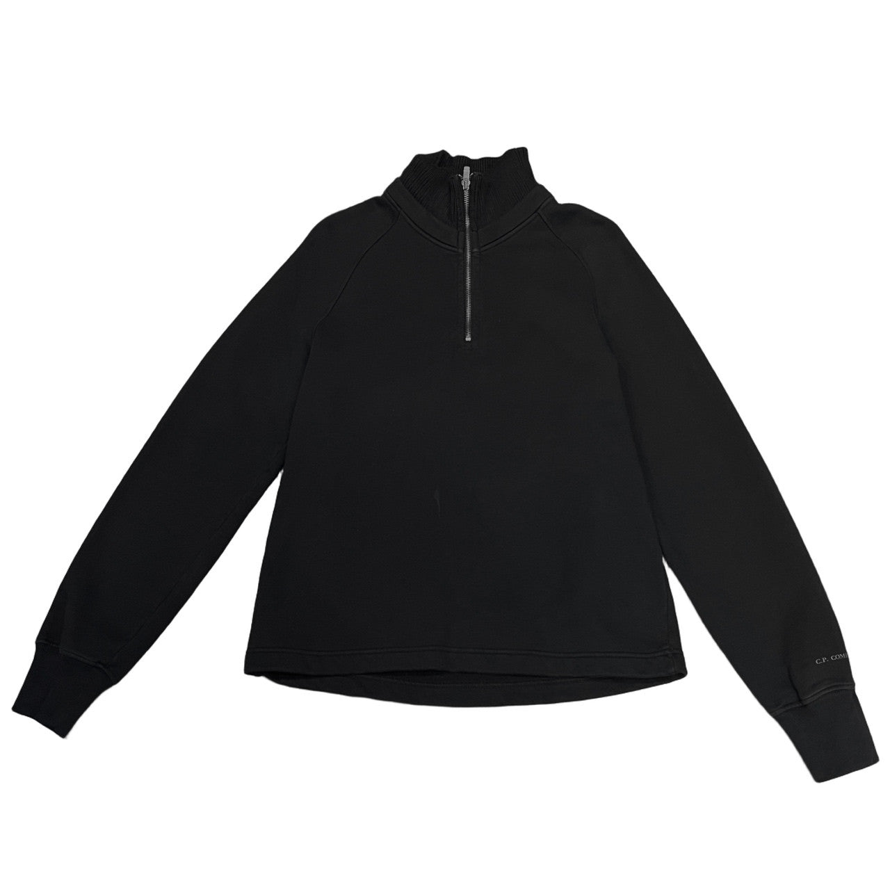 C.P. COMPANY 04AW ハイネックプルオーバーハーフジップスウェットシャツ トラックジャケット Archive 00s 袖ロゴ シーピーカンパニー メンズ