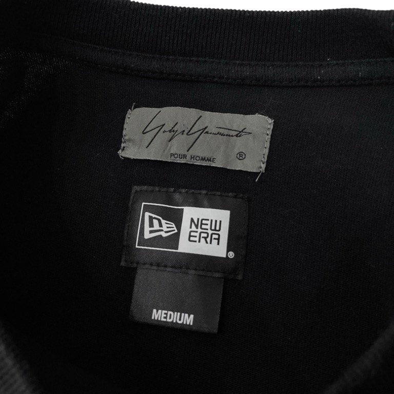 Yohji Yamamoto Pour Homme 18SS NEW ERA TEE ロゴ刺繍クルーネック半袖Tシャツ カットソー T-shirt トップス ヨウジヤマモトプールオム メンズ
