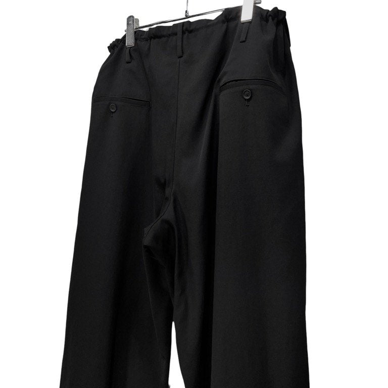 Yohji Yamamoto Pour Homme 22AW WOOL GABARDINE CLASSIC DRAWSTRING PANTS ウールギャバジンドローストリングイージーパンツ ボトムス ヨウジヤマモトプールオム メンズ