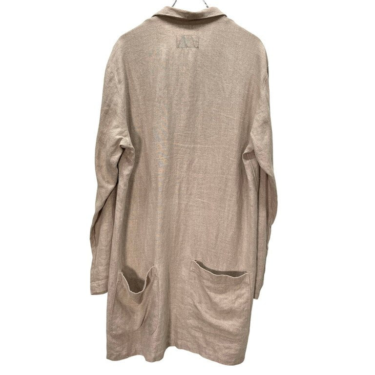 Christopher Nemeth リネンフロントバックダブルポケットロングコート Archive 90s 初期 ジャケット ブルゾン アウター クリストファーネメス メンズ レディース ユニセックス