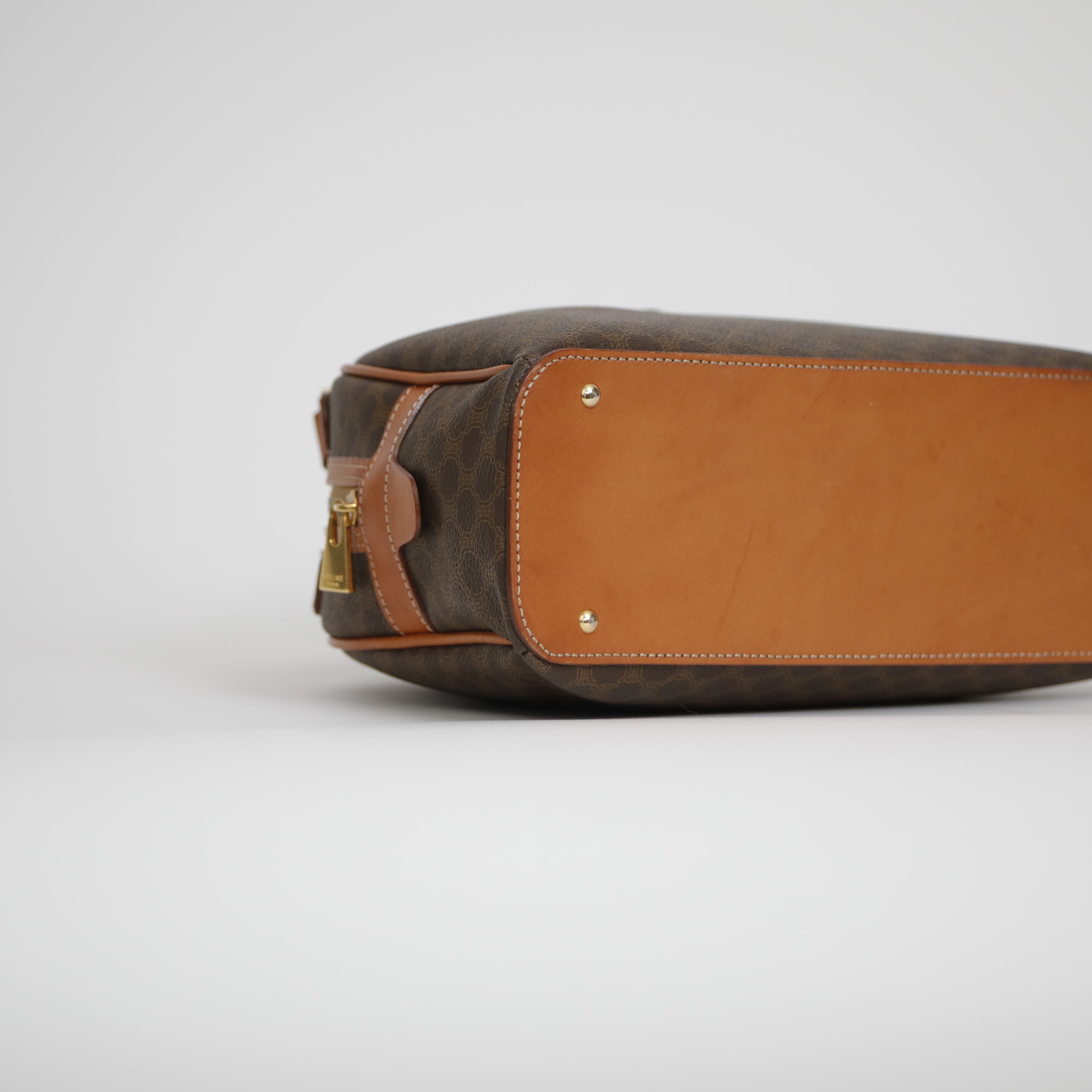 CELINE マカダム ハンドバッグ