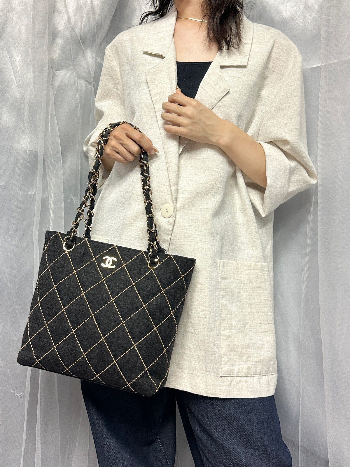 CHANEL トートバッグ