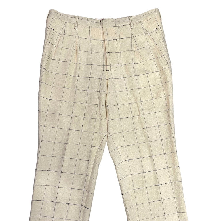 The crooked Tailor Handmade plaid pants