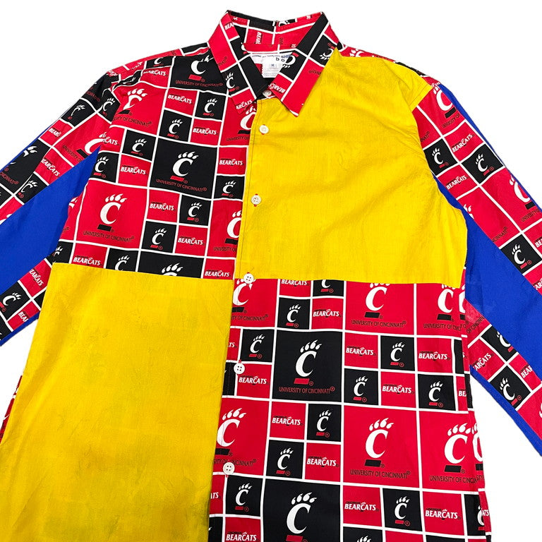 COMME des GARCONS SHIRT boys 19SS CINCINNATI BEARCATS Crazy pattern shirt