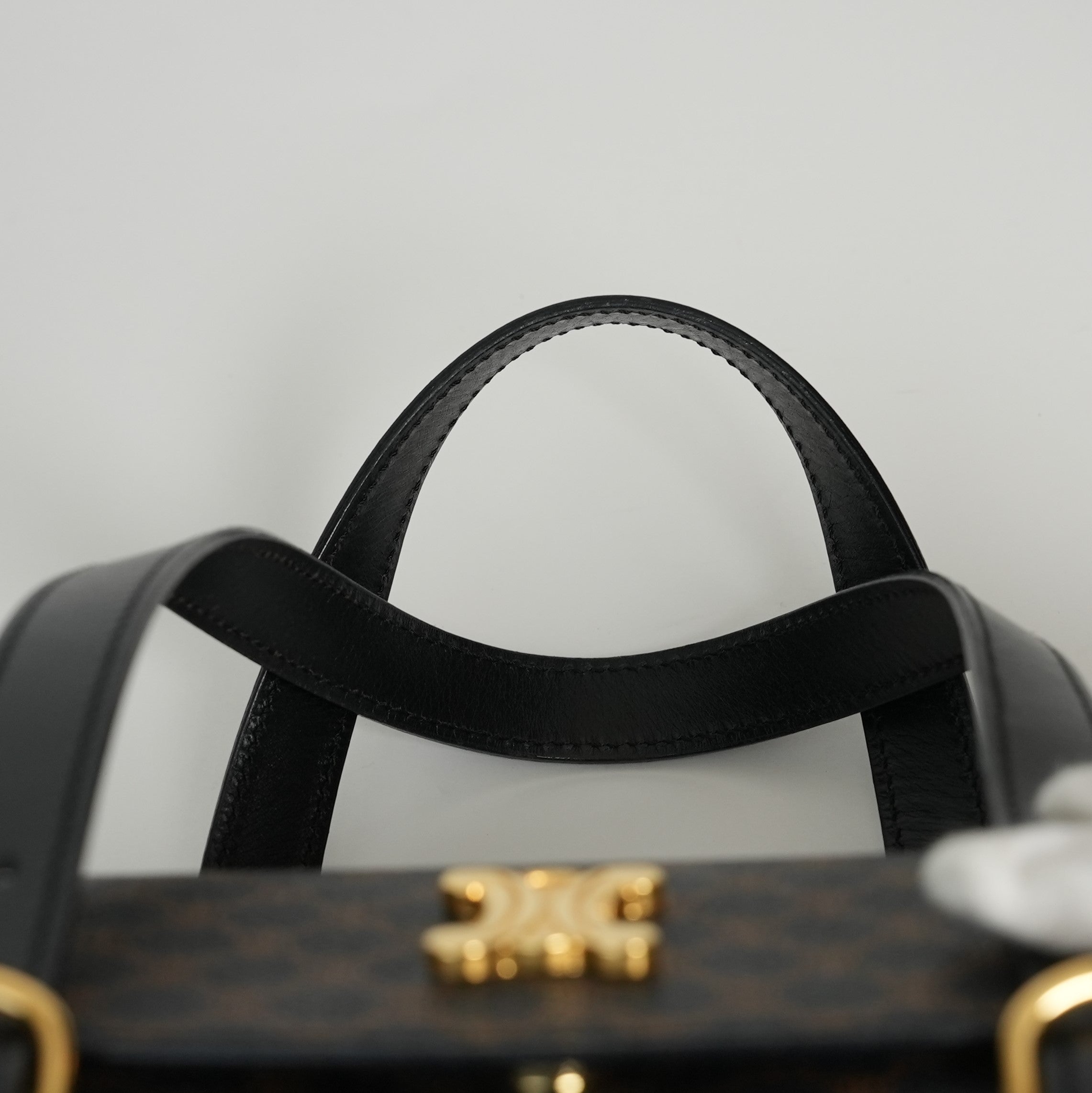 CELINE マカダム ブラゾン ボックスバッグ