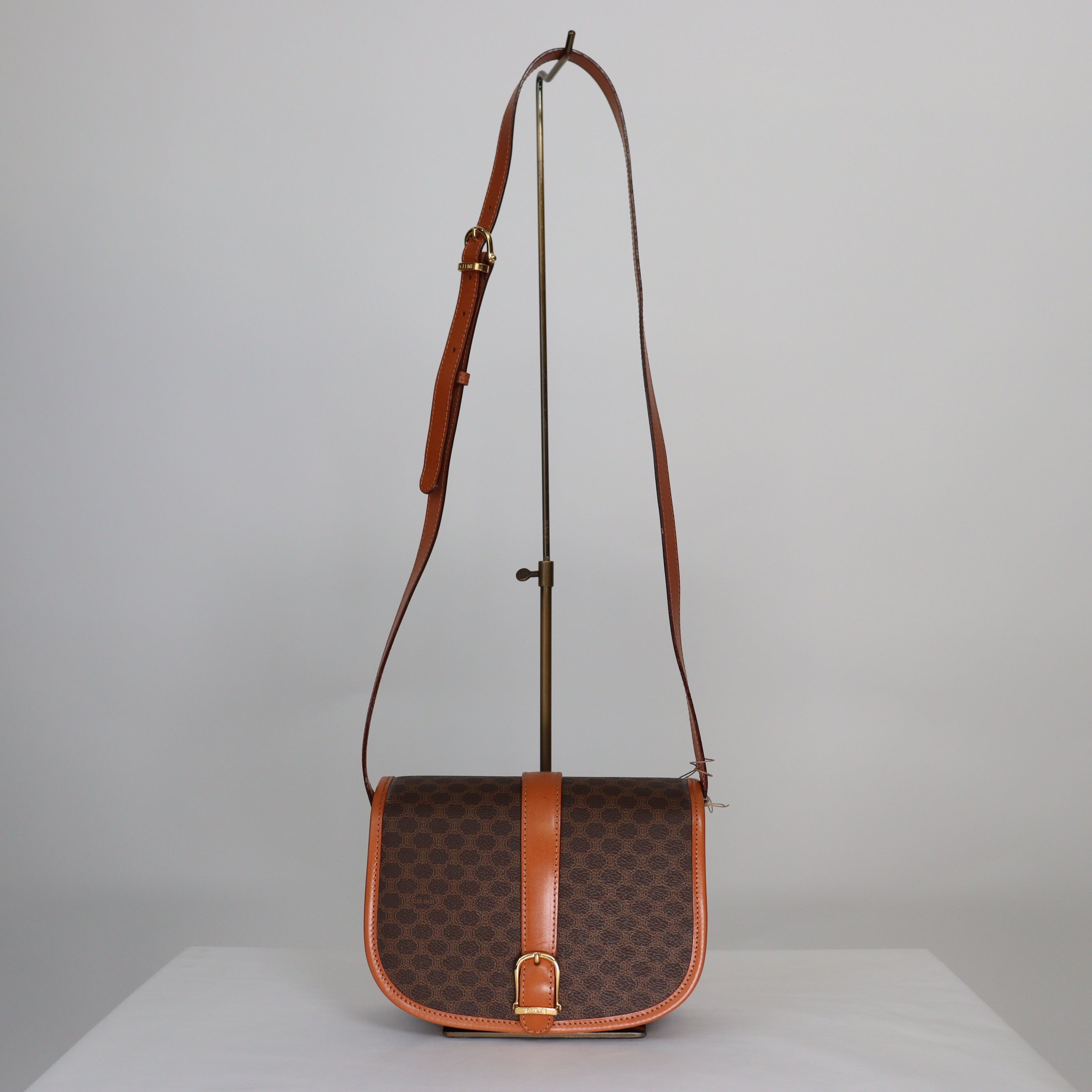 CELINE マカダム ショルダーバッグ