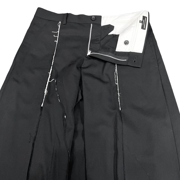 COMME des GARCONS HOMME PLUS 20AW ウールギャバジンスカートドッキングパンツ