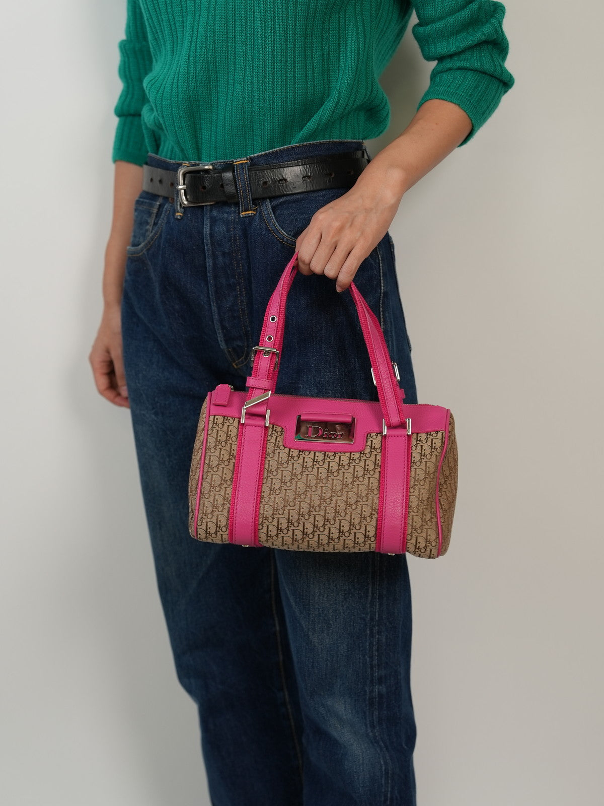 Christian Dior ミニボストンバッグ トロッター