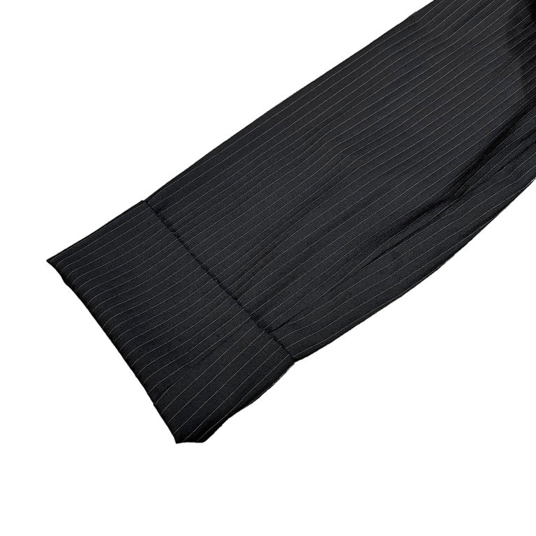 BLACK COMME des GARCONS 21AW Striped china shirt