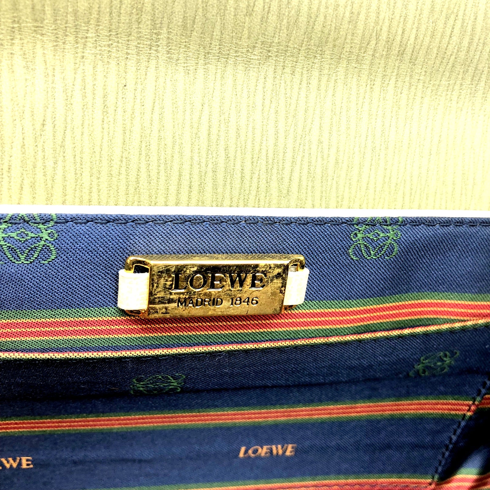 LOEWE ミニハンドバッグ ベラスケス ワンハンドル ツイストハンドル