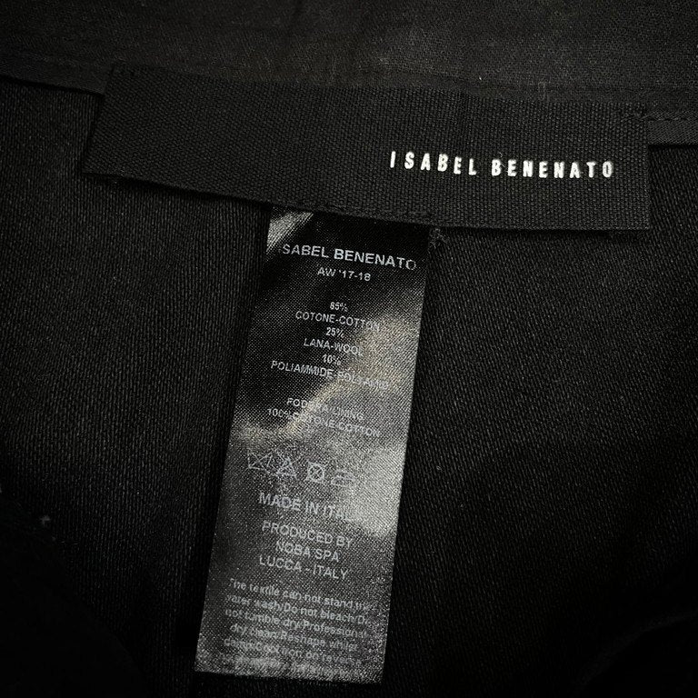 ISABEL BENENATO 17AW コットンウールフランネルドロップクロッチパンツ サルエル