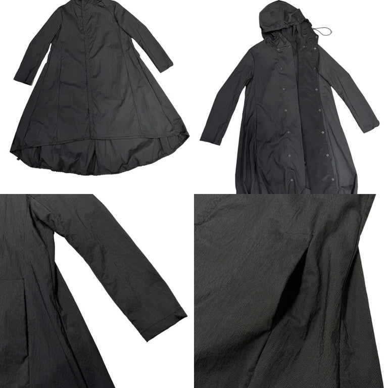 bajra Striped hooded coat