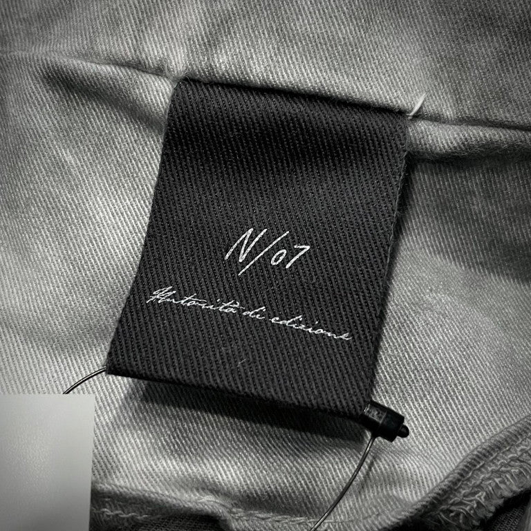 N/07 16SS Cold-dyed anatomical shirt