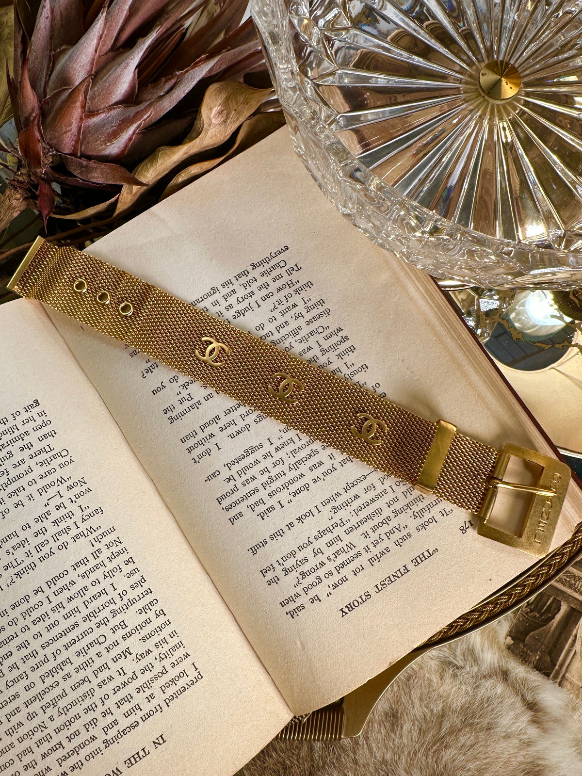 CHANEL メッシュ ブレスレット 95P