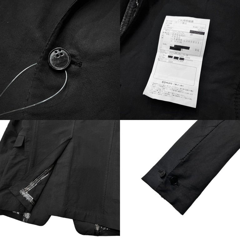 Carol Christian Poell 2019 GM/2618OD-IN BETWEEN/10 O.D UNLINED MELTLOCK 1 BUTTON JACKET