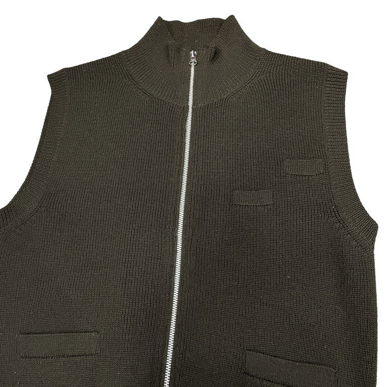 Yohji Yamamoto Pour Homme 95AW マルチポケットジップアップハイネックニットベスト Archive 90s 鹿鳴館期