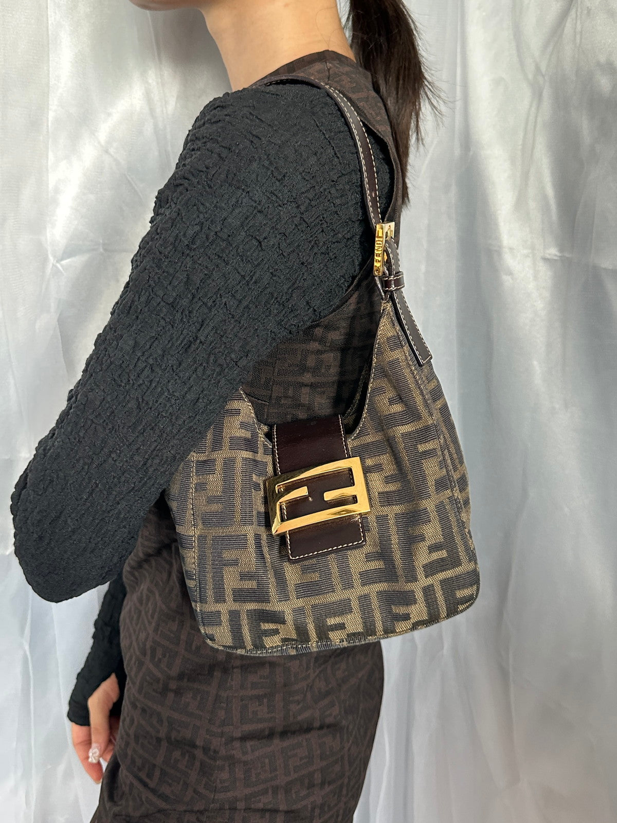 FENDI ミニショルダーバッグ ズッカ柄