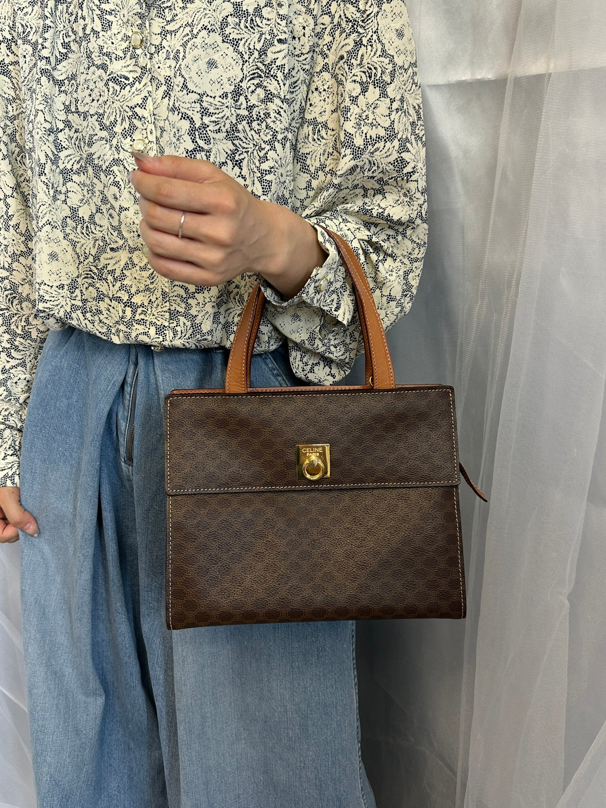 CELINE ハンドバッグ マカダム