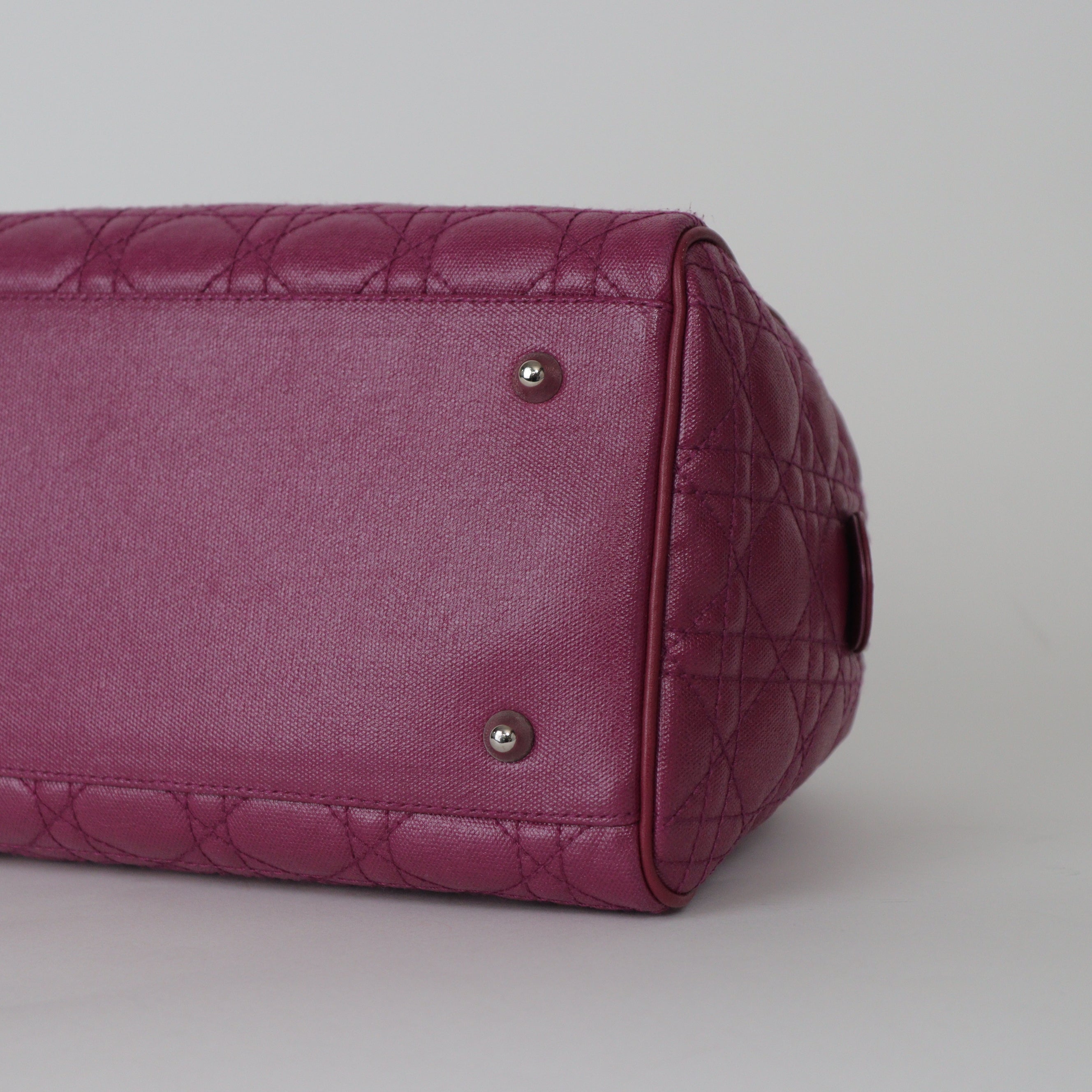 Christian Dior ミニボストンバッグ カナージュ