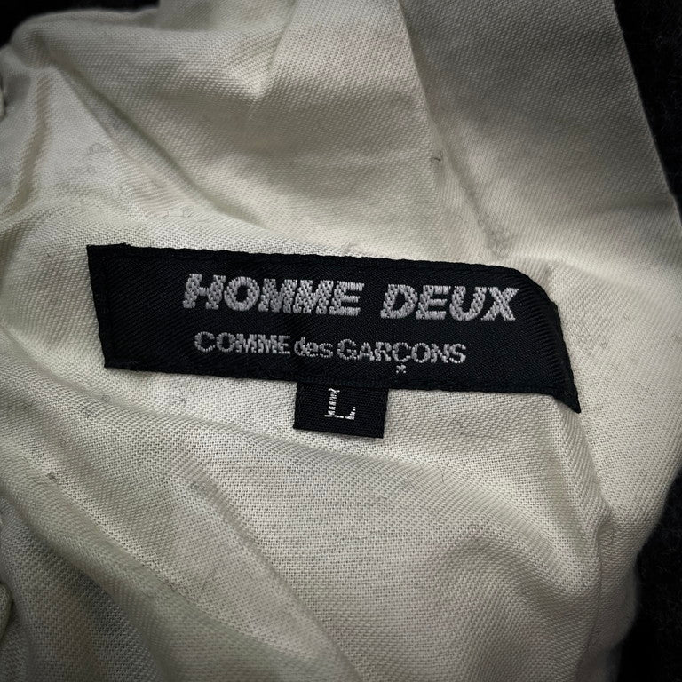 COMME des GARCONS HOMME DEUX 21AW Felted wool easy pants