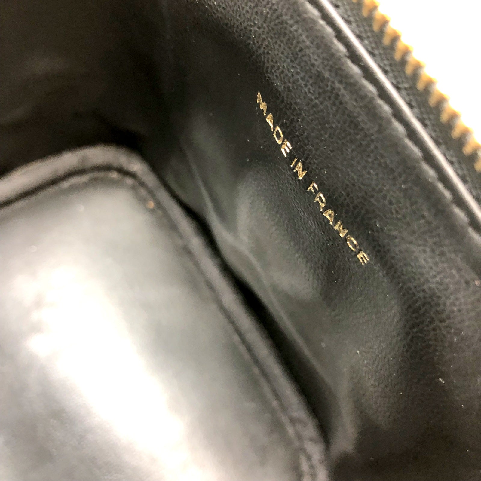 CHANEL バニティバッグ キャビアスキン